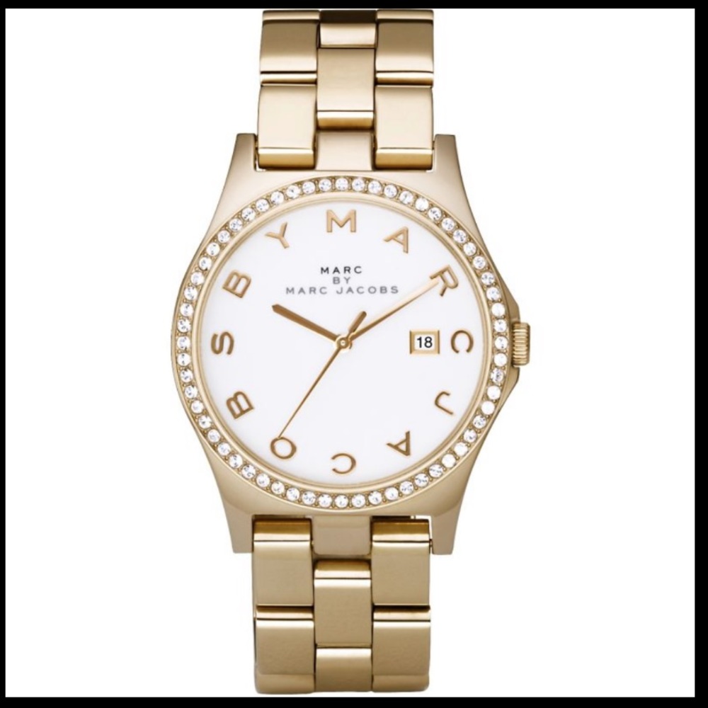 Marc By Marc Jacobs Gold Henry Watch